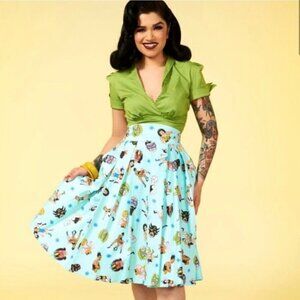 Laura Byrnes Little Jun Skirt in Lady Wrestlers 2X